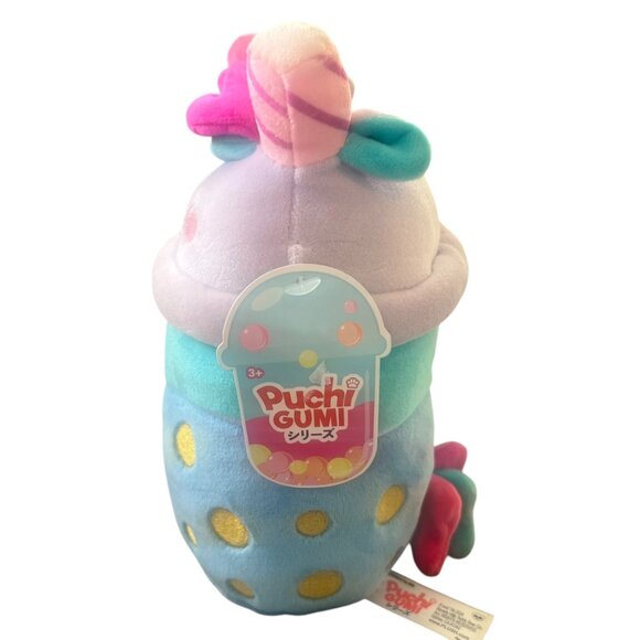 Puchi Gumi Unicorn Ice Cream Plush Stuffed Toy 8" Soft & Cuddly 3+ Cute NWT - Picture 2 of 9